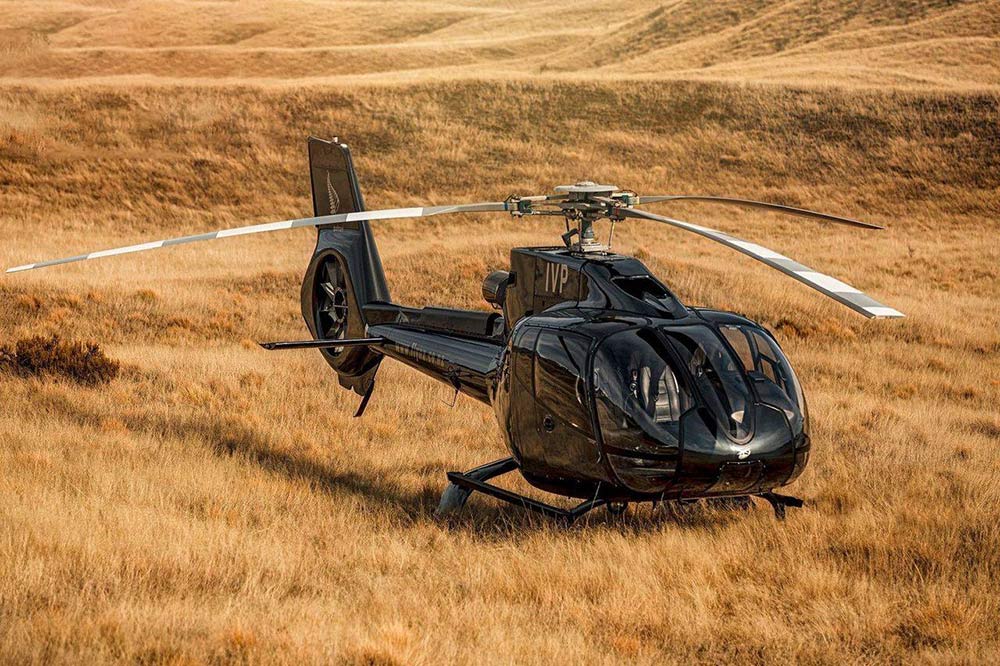Helicopter in NZ Field