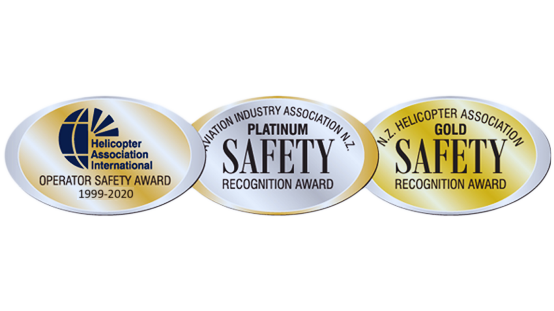 NZ Helicopter Association Platinum & Gold Safety