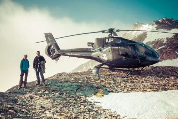 Alpine Snow Landing
