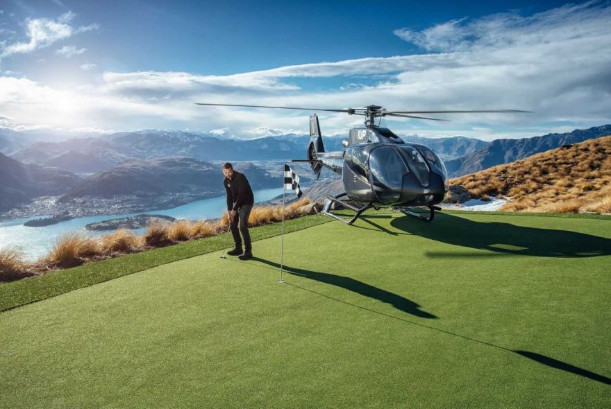 Ultimate Fiordland Package Golfing On Hill Top