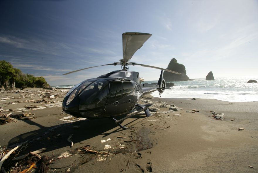 Helicopter Near Beach - Over The Top